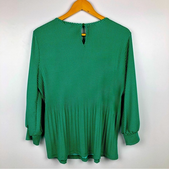 Adrianna Papell Trapeze Knit Long Sleeve Top M - Picture 4 of 6